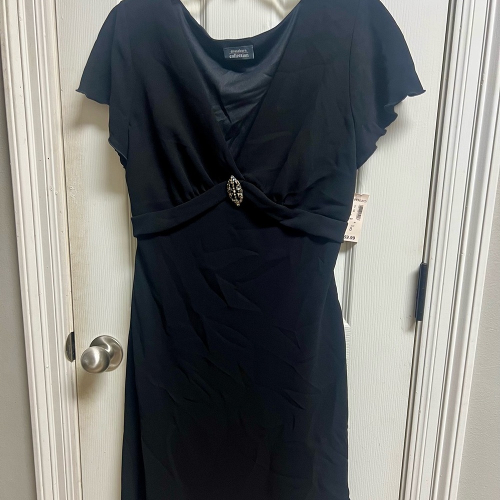 NEW Dressbarn Black Dress size 8
